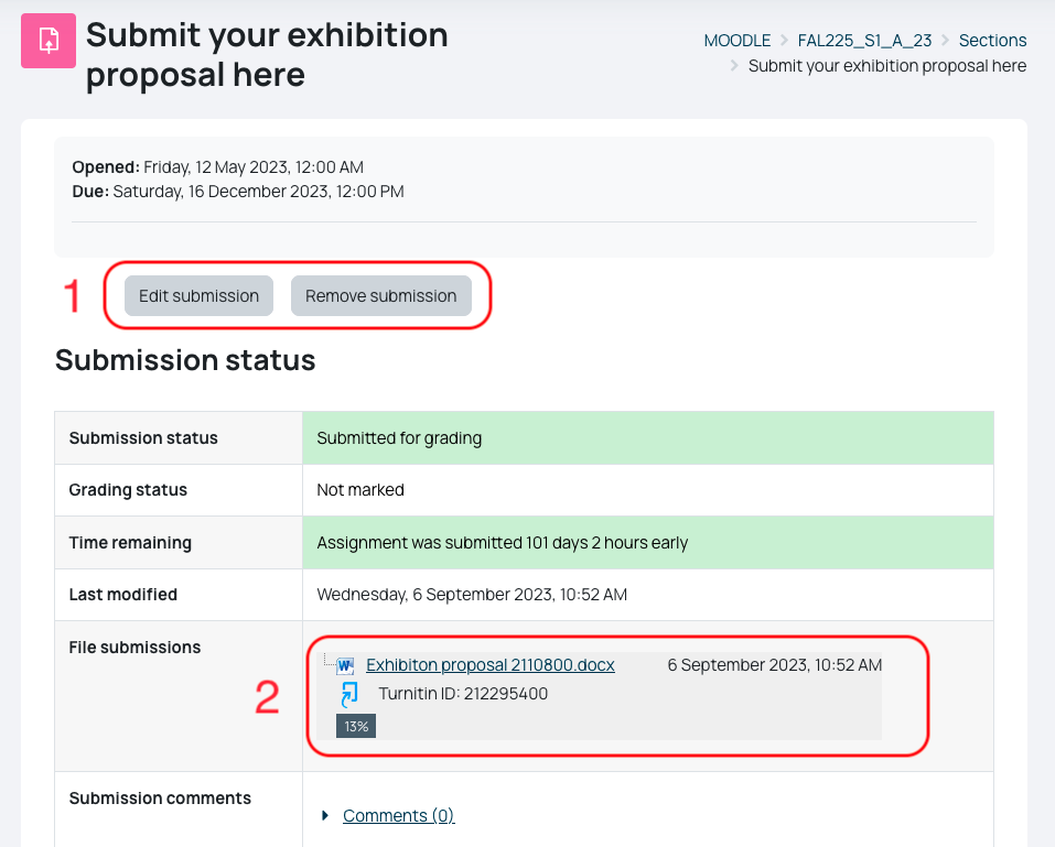 moodle assignment remove submission